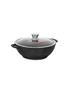 Казан ГРАНИТ 4л 28см с крышкой GORNITCA KN2832AG