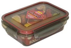 Контейнер герметичный дымчатый 500мл прямоугольный VIOLET V092051