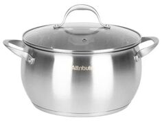 Кастрюля с крышкой ECLIPSE 2.5л ATTRIBUTE STEEL ASE002