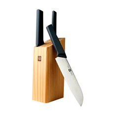 Набор стальных ножей HuoHou 4-Piece Kitchen Knife Set Lite RUS (3 ножа + подставка) (46905) Xiaomi
