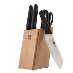 Набор стальных ножей HuoHou 6-Pieces Kitchen Knife Set Lite сталь 3Cr13 (47626) Xiaomi