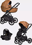 Коляска Riko MONTANA ECCO 3 в 1, RIKO BASIC 18, Caramel (карамель)