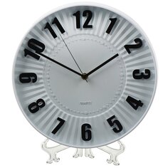 Часы настенные, кварцевые, 30 см, круглые, пластик, стекло, Y6-6065
