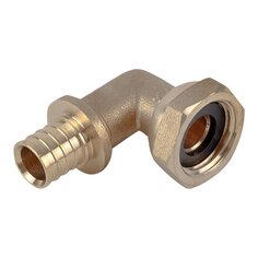 Уголок d16х1/2, 90 °, латунь, с накидной гайкой, РосТурПласт