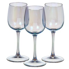 Бокал для вина, 300 мл, стекло, 3 шт, Glasstar, Васильковый, RNVS_8164_11