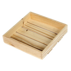 Коробка деревянная Grand Gift 402 поддон 16,5х16,5х1,8 см