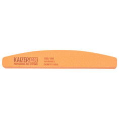 Инструменты по уходу за ногтями и кожей пилка для ногтей KAIZER Pro 17,5см мягкая лодка с шлиф.бафиком
