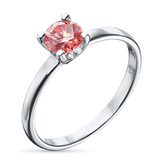 Кольцо из белого золота э0912кц10161700_pink ЭПЛ Даймонд