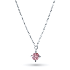 Колье из белого золота э4012кл04190800_pink ЭПЛ Даймонд