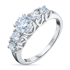 Кольцо из белого золота э4012кц11190030_white ЭПЛ Даймонд