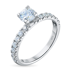Кольцо из белого золота э4012кц01144400_white ЭПЛ Даймонд