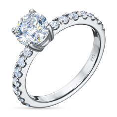 Кольцо из белого золота э4712кц09182000_white ЭПЛ Даймонд