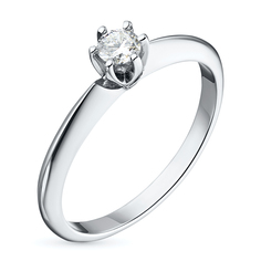 Кольцо из серебра э0612кц05153100_white ЭПЛ Даймонд