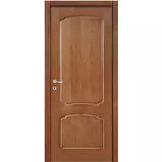 Дверь межкомнатная Хелли глухая шпон натуральный цвет дуб тонированный 80x200 см Без бренда
