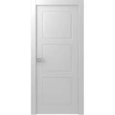 Дверь межкомнатная Британия глухая эмаль цвет белый 90x200 см (с замком) Belwooddoors