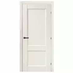 Дверь межкомнатная Танганика глухая CPL ламинация цвет белый 60х200 см (с замком) КРАСНОДЕРЕВЩИК