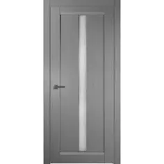Дверь межкомнатная Челси остекленная финиш-бумага ламинация цвет сильвер 70x200 см (с замком) Belwooddoors