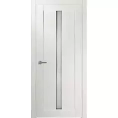 Дверь межкомнатная Челси остекленная финиш-бумага ламинация цвет ясень жемчужный 70x200 см (с замком) Belwooddoors
