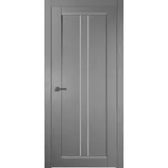 Дверь межкомнатная Челси глухая финиш-бумага ламинация цвет сильвер 70x200 см (с замком) Belwooddoors