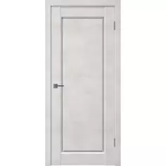 Дверь межкомнатная Манxэттен 1 остеклённая ПВХ ламинация цвет лофт крем 90x200 см (с замком и петлями) VFD