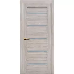 Дверь межкомнатная Страйт Финиш-бум остекленная цвет дуб шеннон 70x200см Eldorf