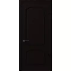 Дверь межкомнатная хелли глухая шпон цвет венге 60x200 см Без бренда