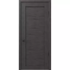 Дверь межкомнатная Наполи глухая шпон натуральный цвет венге 60x200 см Без бренда