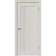 Дверь межкомнатная Дельта 1 остекленная ПВХ ламинация цвет нордик 70x200 см (с замком и петлями) VFD