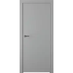 Дверь межкомнатная Лацио 2 глухая эмаль цвет серый 90x200 см Belwooddoors
