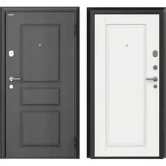 Дверь входная металлическая Премиум New 98x205 см правая белый Doorhan