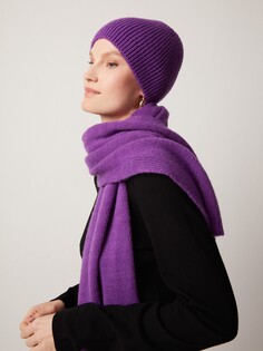 Комплект шапка-шарф фиолетовые (шапка 54-56, шарф 190*45) Elis