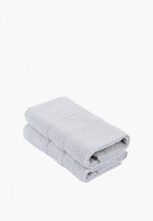 Комплект полотенец Унисон Raffle жемчужно-серый, 50х90