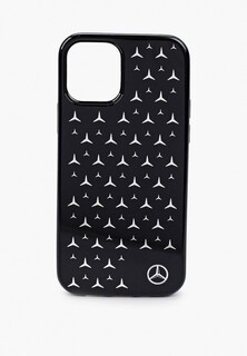 Чехол для iPhone Mercedes-Benz 12/12 Pro (6.1), PC/TPU Silver Stars Black