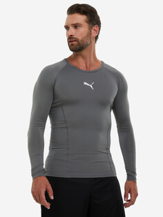 Лонгслив компрессионный мужской PUMA Liga Baselayer, Серый