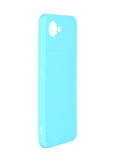 Чехол Zibelino для Realme C30 4G Soft Matte защита камеры Turquoise ZSM-RLM-C30-CAM-TRQ