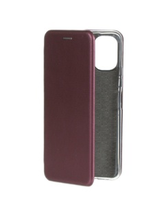 Чехол Wellmade для Tecno Spark 9 Pro Book Bordo WM-0381-BY