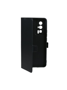 Чехол DF для Poco F5 Pro Black poFlip-17