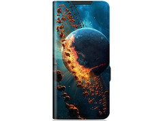Чехол DF для Xiaomi Redmi Note 12 Pro Plus 5G Flip Print Art005 Black xiFlip-88