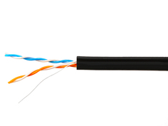 Сетевой кабель SkyNet Light UTP Outdoor cat.5e Fluke Test 305m Black CSL-UTP-2-CU-OUT