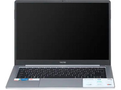 Ноутбук Tecno Megabook T1 i5 16+512G Grey Win11 (Intel Core i5-1155G/16384Mb/512Gb/Intel HD Graphics/Wi-Fi/Bluetooth/14.1/1920x1080/Windows 11 64-bit)