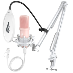 USB микрофоны, Броадкаст-системы Maono AU-A04E (pink)
