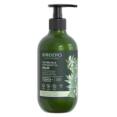 BIODEPO Бальзам для волос питательный с эфирными маслами чайного дерева и мяты Tea Tree and Mint Essential Oils