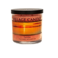 Ароматы для дома VILLAGE CANDLE Ароматическая свеча "Sunrise", стакан, средняя