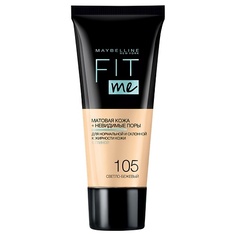 Тональное средство MAYBELLINE NEW YORK Тональный крем для лица "Fit Me", матирующий, скрывающий поры