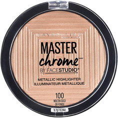 Хайлайтеры MAYBELLINE NEW YORK Хайлайтер для лица "Master Chrome" для сияния кожи