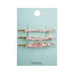 Набор заколок для волос TWINKLE Заколки для волос Pink Stones