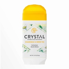 Дезодорант-кристалл CRYSTAL Дезодорант твердый невидимый Ромашка и Зеленый чай Invisible Soud Deodorant ​Crystal
