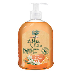 LE PETIT OLIVIER Мыло жидкое марсельское Цветок апельсина Fleur dOranger Liquid Soap