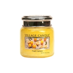 Ароматы для дома VILLAGE CANDLE Ароматическая свеча "Fresh Lemon", маленькая