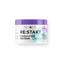 Маска для волос MIXIT Маска для интенсивного восстановления поврежденных волос «RE:START» Panthenol shot hair mask